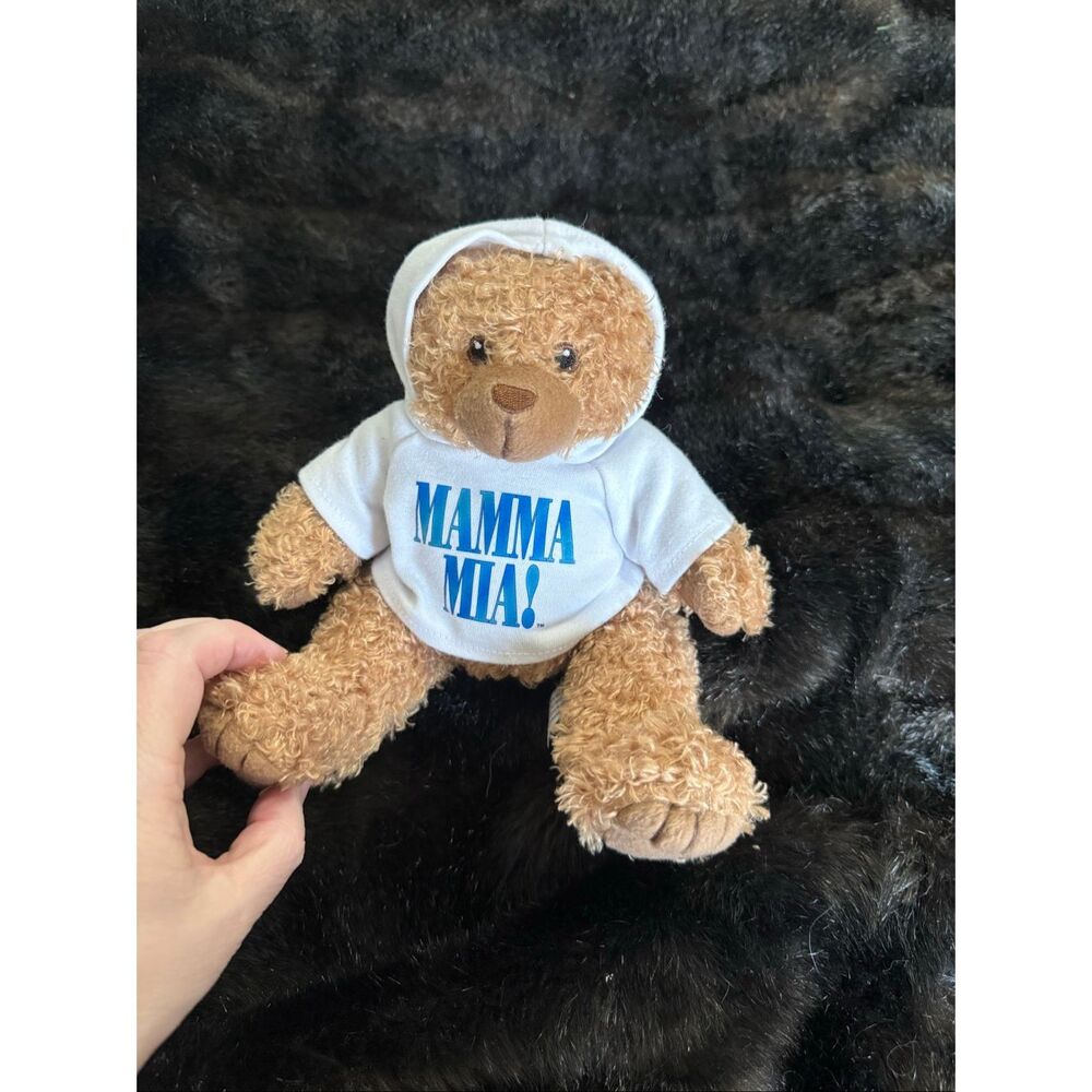 Playbill Mamma Mia! Bear in Hoodie stuffed animal plush